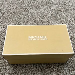 Michael Kors Hamilton jelly sandal with gold detailing